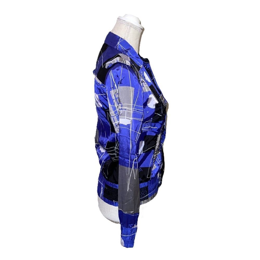 Diesel Retro Geometric Pattern Button Up Top - Picture 5 of 12